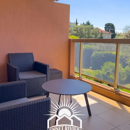 La Badine Airco Pool For 2 By Sunset Apartament Antibes