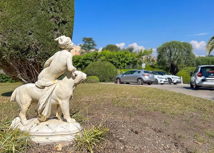 公寓 La Badine Airco Pool For 2 By Sunset 昂蒂布